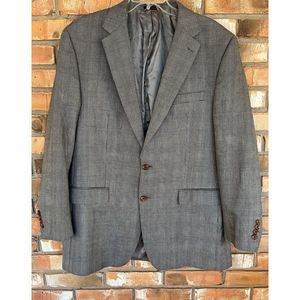 Ralph Lauren Men’s Wool Silk Single-Breasted Button Blazer Size 44 L